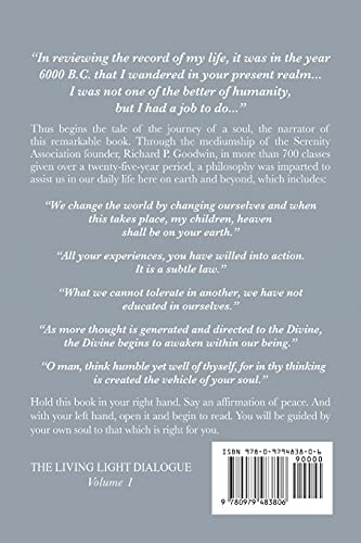 The Living Light Dialogue Volume 1: Spiritual Awareness Classes of the Living Light Philosophy